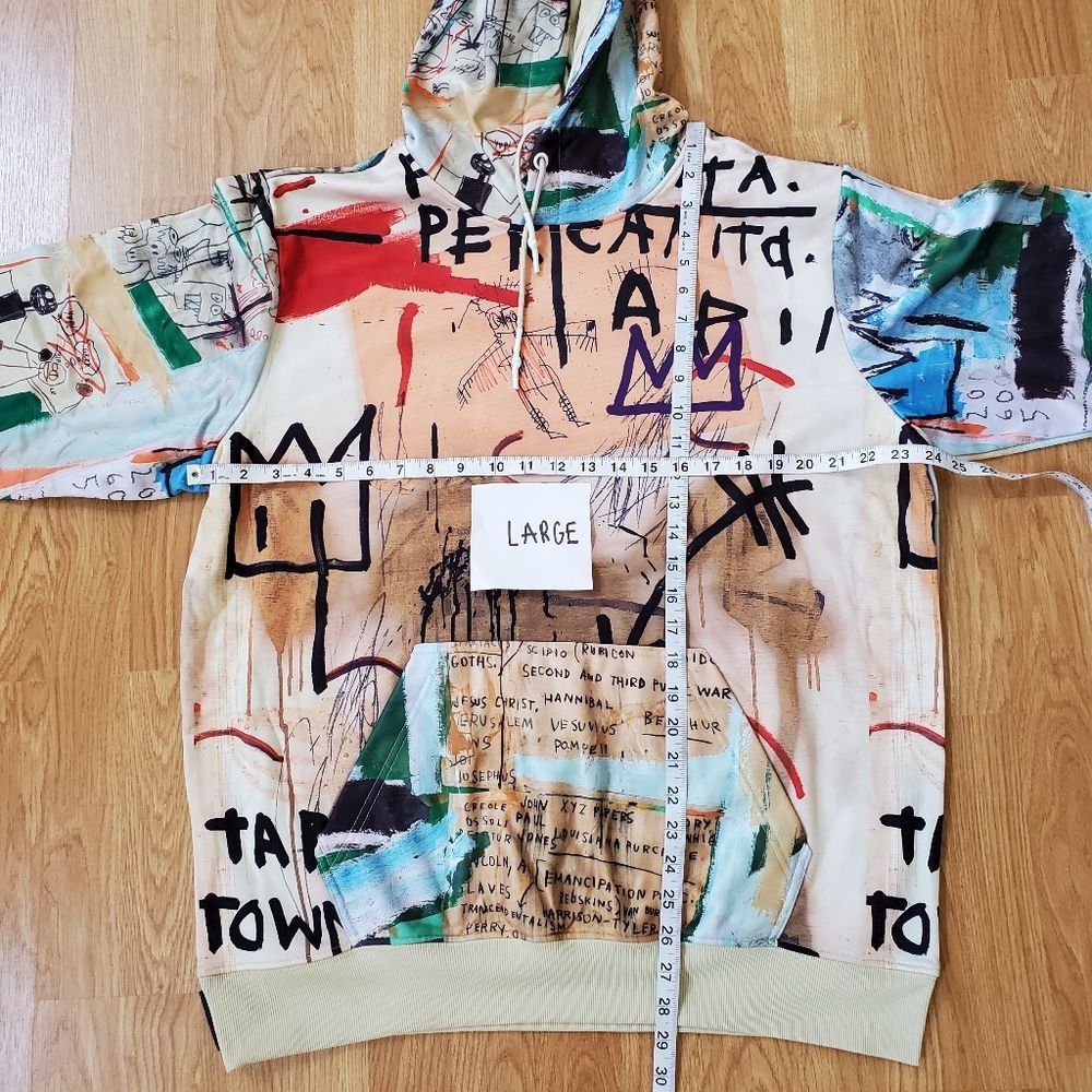 NEW!Members Only Jean Michel Basquiat Hoodie Sweatshirt - Picture 8 of 11
